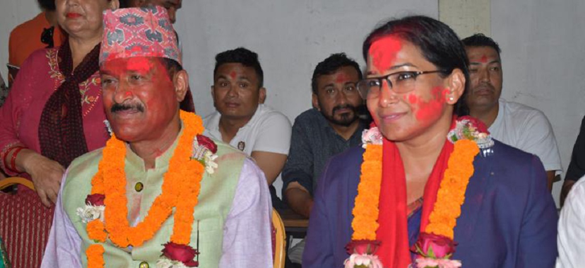 भरतपुर महानगरको प्रमुखमा दाहाल र उप-प्रमुखमा अधिकारी विजयी